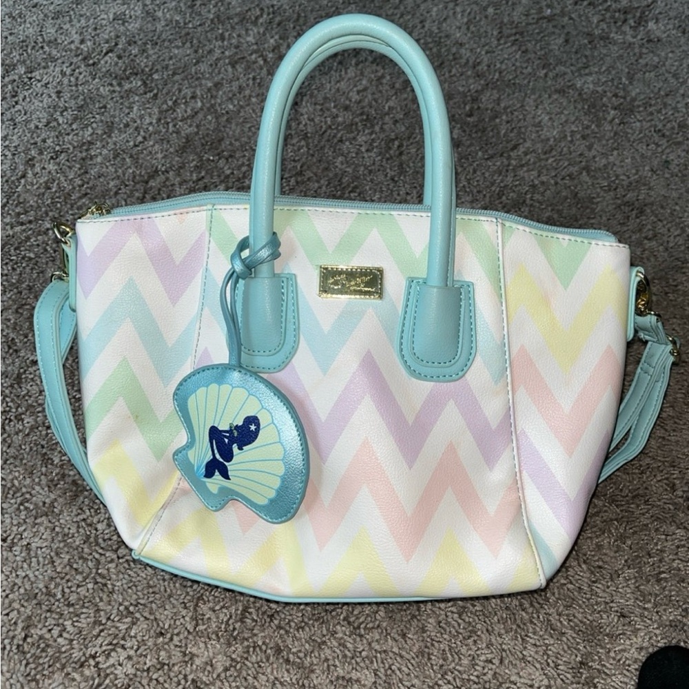 Betsey Johnson Pastel Mermaid Purse